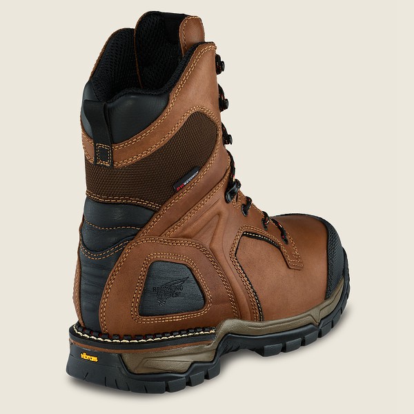 Red Wing Safety Boots Flexforce® - 8-Inch Waterproof Toe - Brune/Svart - Herre 4685-HTLPW